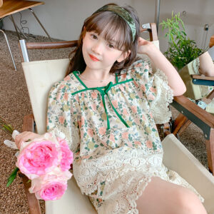 Kids Two-Piece Short-Sleeved Set